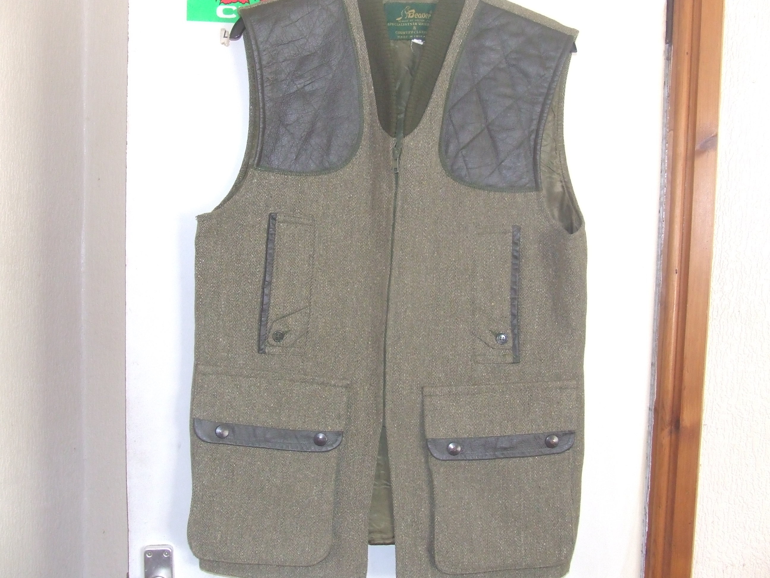 Beaver of Bolton tweed waistcoat,size 44"