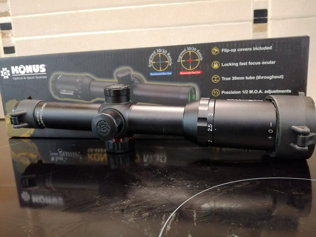 Konus Pro M30 1-4x24 30mm 'scope - Optics and Night Vision - The ...