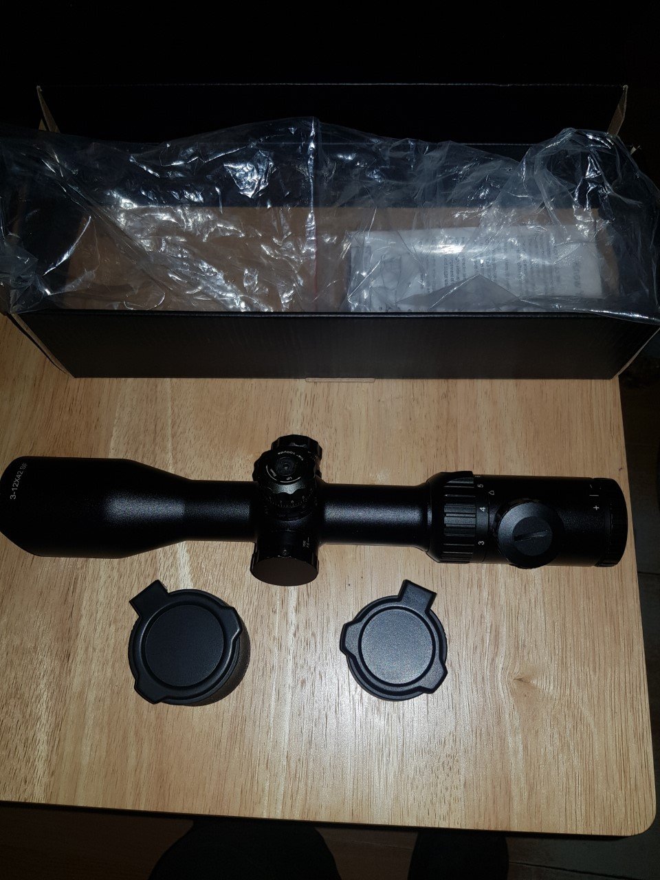 3-12x42 side focus scope,30mm tube,mil-dot,illuminated ret