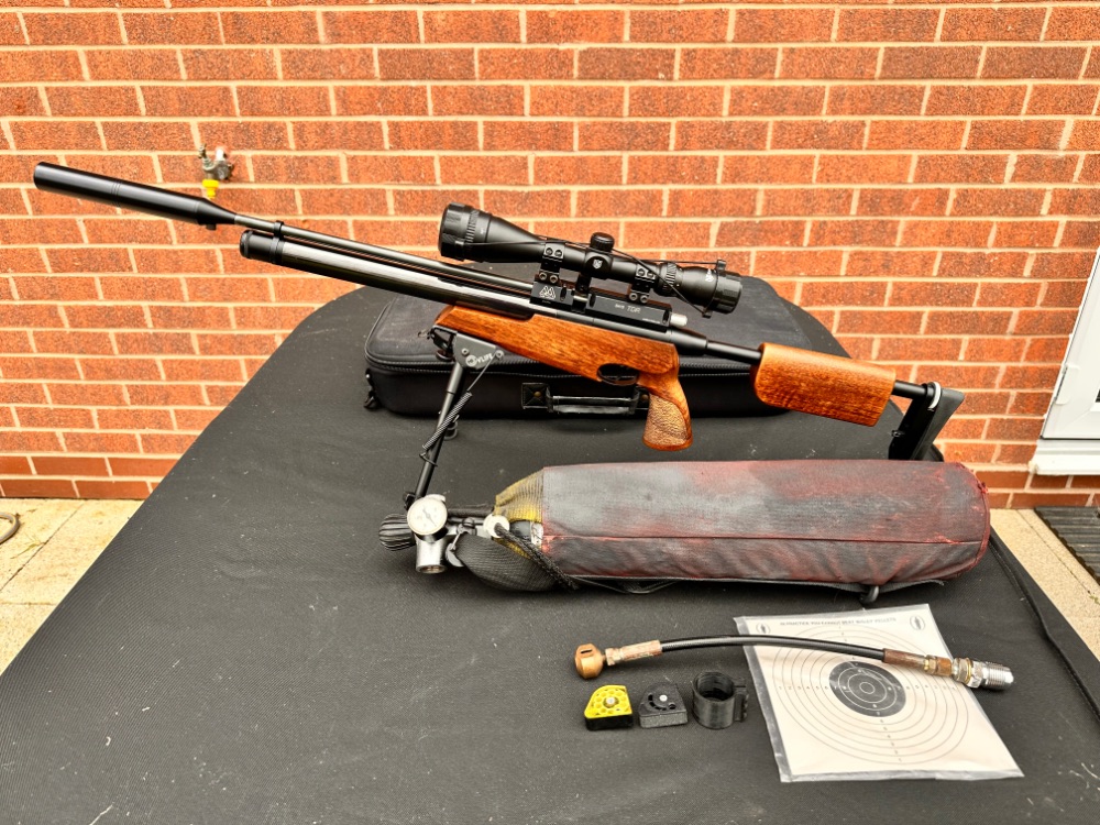 Air Arms .22 S410 TDR Walnut Full Setup