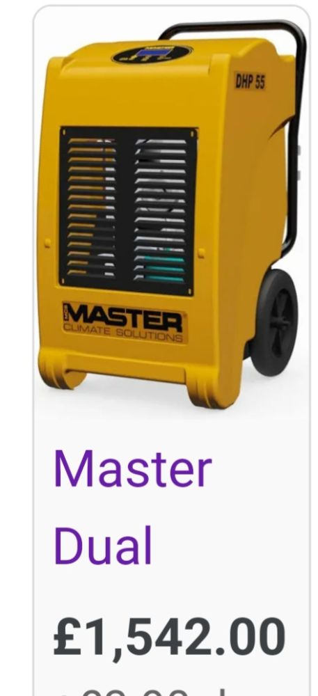 Master dehumidifier duel voltage